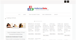 Desktop Screenshot of intellbaby.com